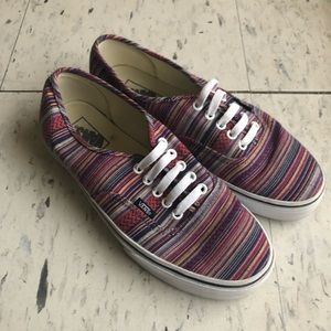 Multi colored vans